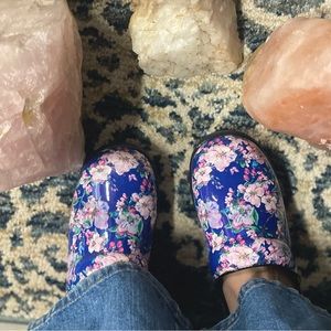 Floral Clogs